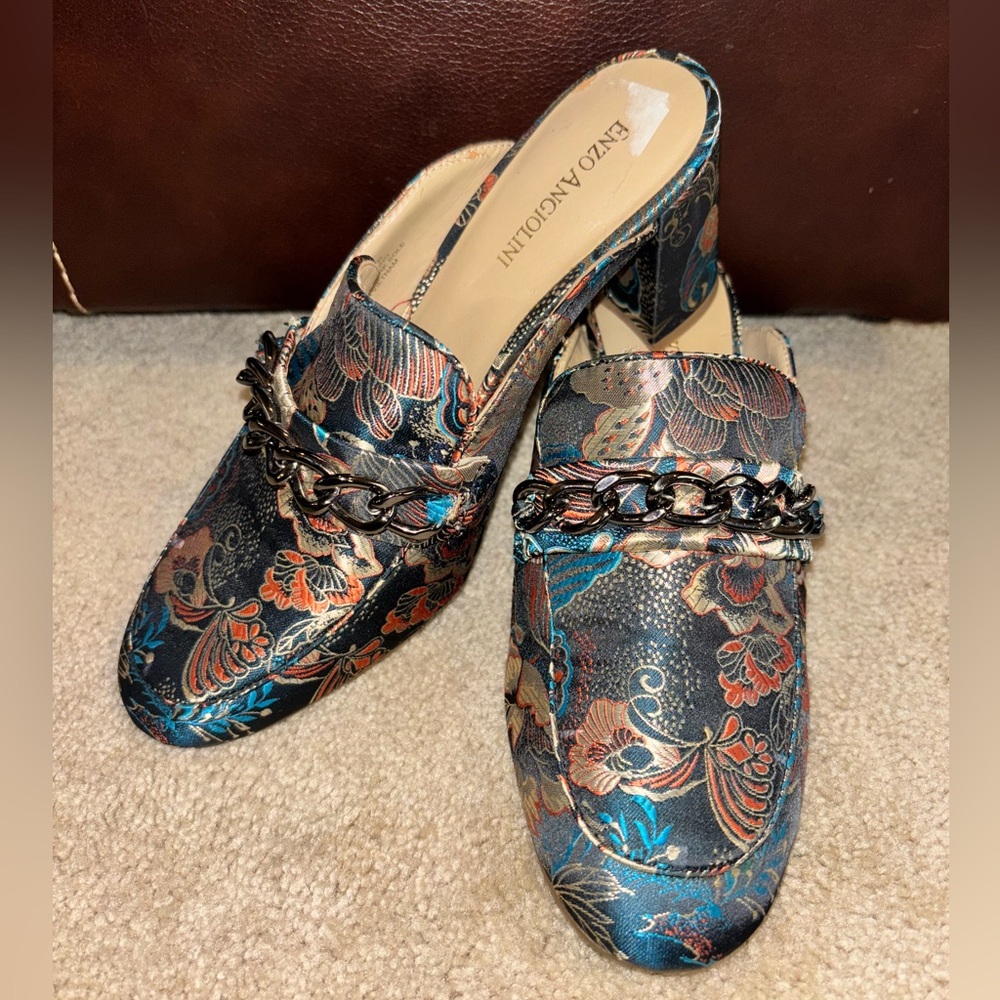 Enzo Angiolini Gilian Slide Mules 7